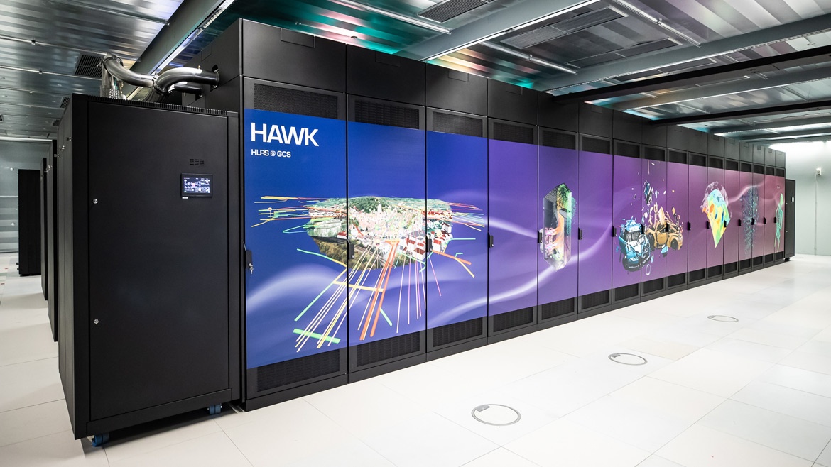 Supercomputer HAWK am HLRS
